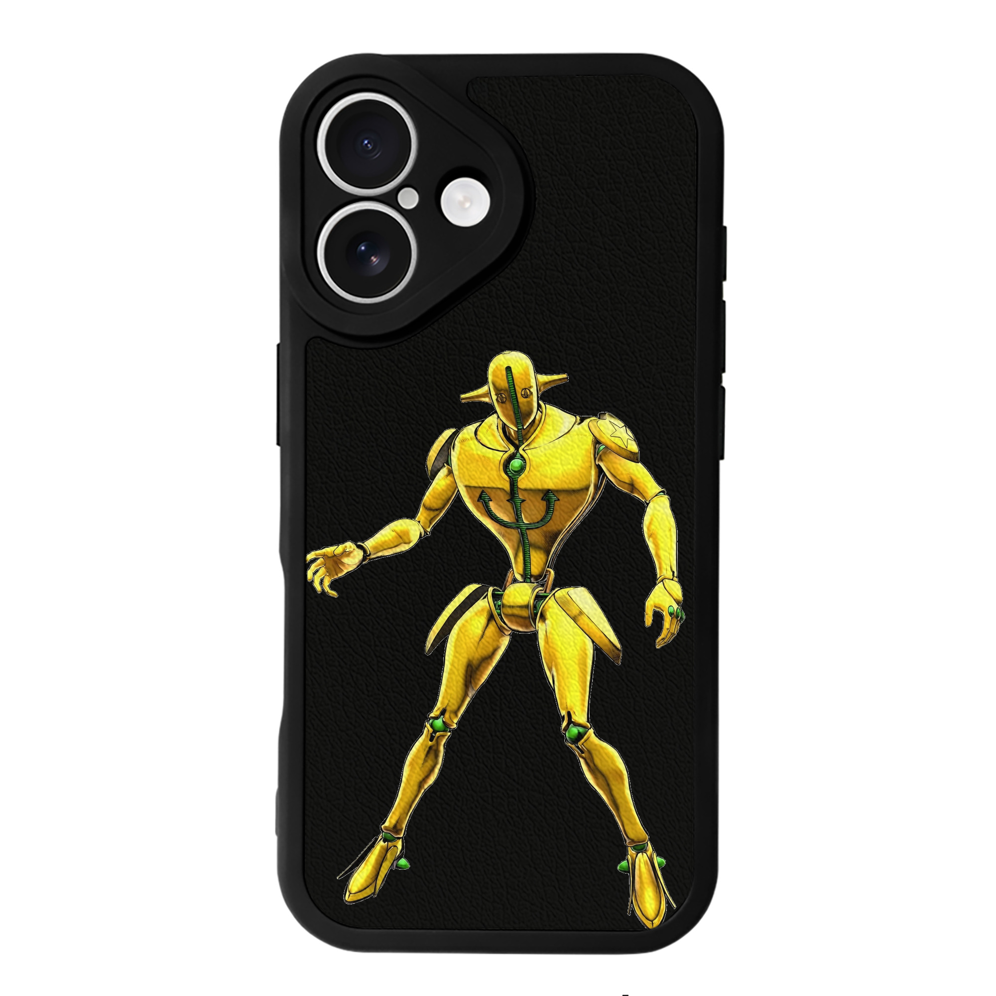 （画像用） ジョジョの奇妙な冒険 JoJo's Bizarre Adventure 【iPhone 16シリーズ対応】シリコンスマホケース（レザー調） 材質：シリコン